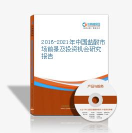 2019-2023年中國鹽酸市場前景及投資機會研究報告
