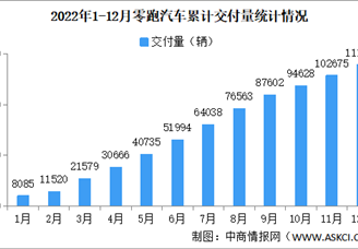 2022年零跑汽车交付情况：交付量同比增长154%（图）
