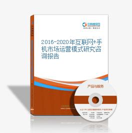 2016-2020年互聯網+手機市場運營模式研究咨詢報告