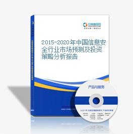 2015-2020年中國信息安全行業市場預測及投資策略分析報告